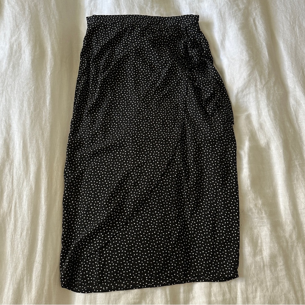 Lucky Brand Side Tie Midi Skirt